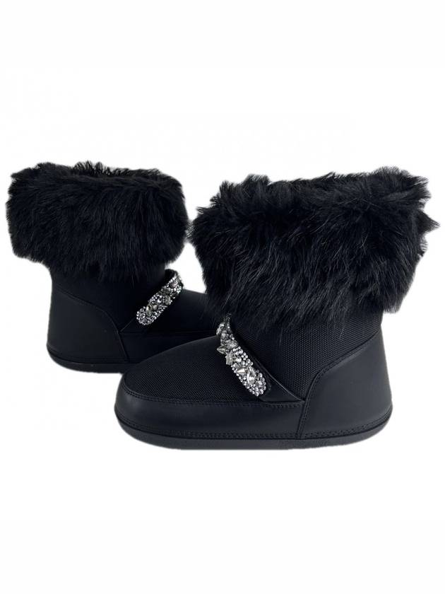 black fur snow boots - GIUSEPPE ZANOTTI - BALAAN 4