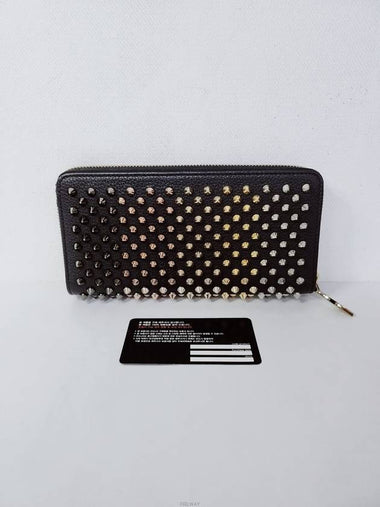 Used luxury goods DHLUX Spike zipper common long wallet - CHRISTIAN LOUBOUTIN - BALAAN 1