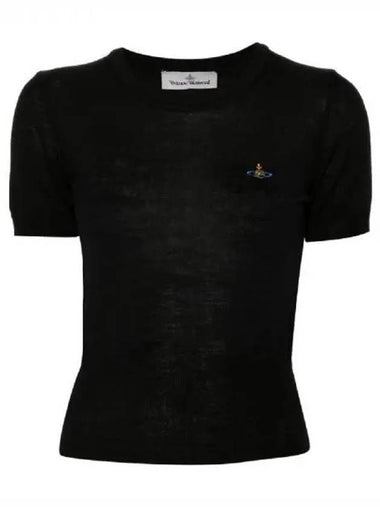 Vivienne Westwood ORB logo embroidery detail short sleeve knit 271367 - VIVIENNE WESTWOOD - BALAAN 1