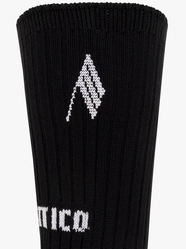 The Attico Socks With Logo, Women's, Black - THE ATTICO - BALAAN 2