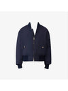 Thom Browne Plain Weave Down Oversized Diagonal Blouson Dark Blue Luxray - ETC - BALAAN 3