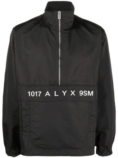 Logo Print Windbreaker Black - 1017 ALYX 9SM - BALAAN 1