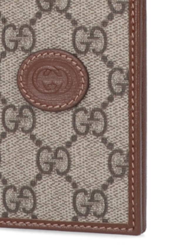 Interlocking G Long Wallet Beige Brown - GUCCI - BALAAN 5