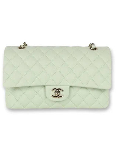 Classic Medium Mint Champagne Gold A01112 - CHANEL - BALAAN 1