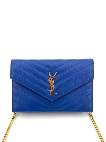 Monogram Envelope WOC Cross Bag 393953 - SAINT LAURENT - BALAAN 1