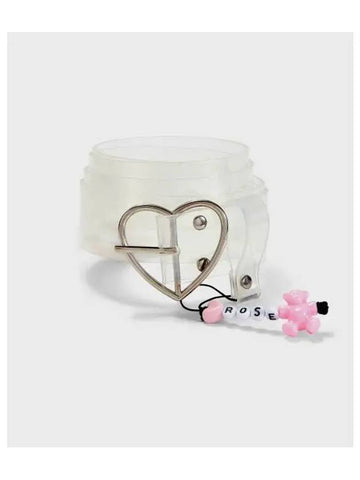 U Charm Belt Transparent - MARTINE ROSE - BALAAN 1