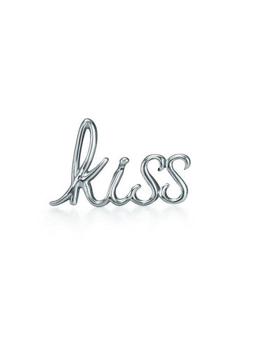 Paloma Graffiti Kiss Single Earring Silver - TIFFANY & CO. - BALAAN 1