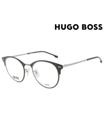 Eyewear Round Titanium Glasses Black - HUGO BOSS - BALAAN 2