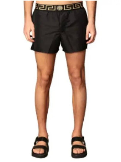 Greca Border Swim Shorts Black - VERSACE - BALAAN 2