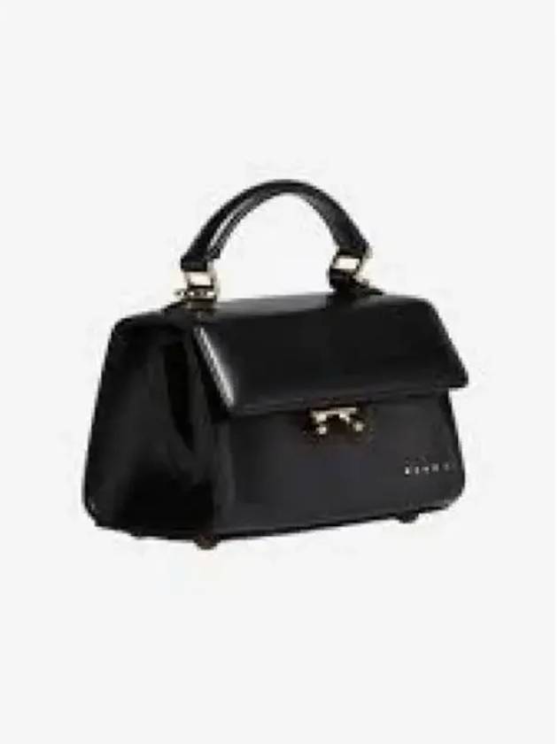 Relativity Medium Leather Tote Bag Black - MARNI - BALAAN 2