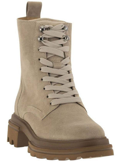 H674 - Suede lace-up boot - HOGAN - BALAAN 2