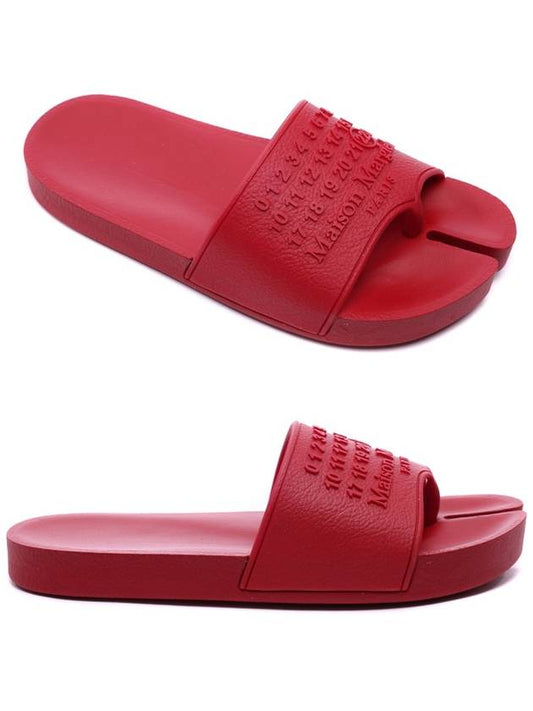 Tabi Number Slippers Red - MAISON MARGIELA - BALAAN 2