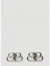 BB Logo Stud Earrings Silver - BALENCIAGA - BALAAN 2