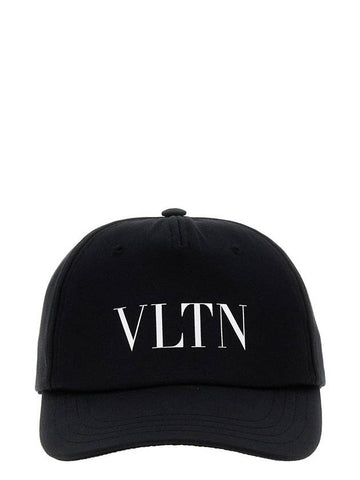 VLTN Logo Ball Cap Black - VALENTINO - BALAAN 1