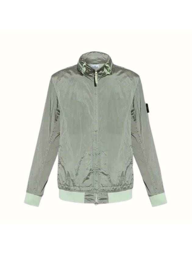 Men's Logo Patch Nylon Metal Zip-up Jacket Sage Green - STONE ISLAND - BALAAN 1