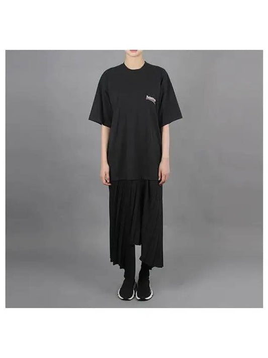 one-piece 751334 TGO14 1000 logo pleated t-shirt dress - BALENCIAGA - BALAAN 2