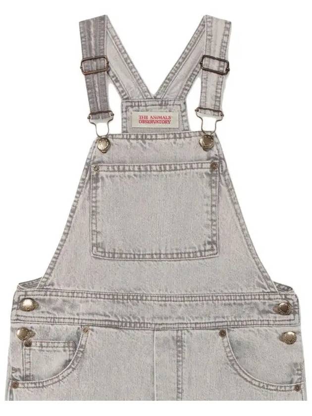 Kids Logo Jumpsuit Gray F21074 208FN - THE ANIMALS OBSERVATORY - BALAAN 4