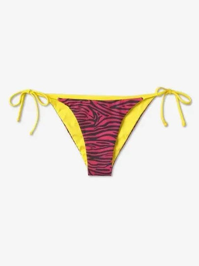 Reversible Zebra Print Bikini Briefs Yellow - DIESEL - BALAAN 2