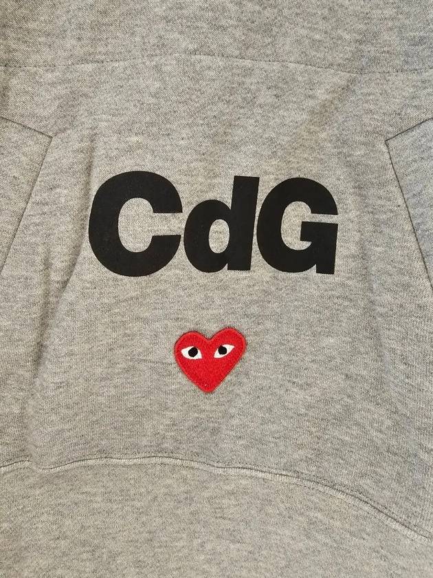 Heart Logo Hoodie Grey - COMME DES GARCONS PLAY - BALAAN 4