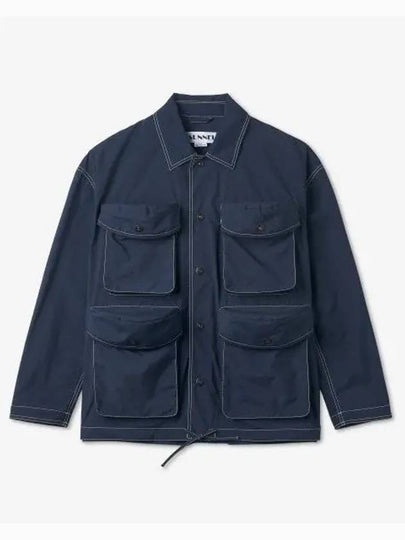 Multi Cargo Pocket Shirt Jacket Navy - SUNNEI - BALAAN 2