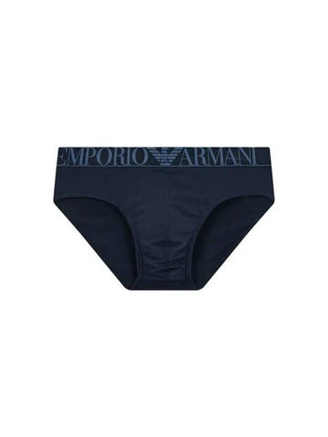 UNDERWEAR Men s Jacquard Logo Band Briefs Marine - EMPORIO ARMANI - BALAAN 1