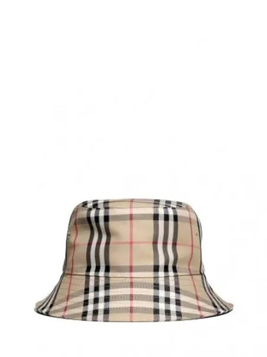 Vintage Check Cotton Blend Bucket Hat Women - BURBERRY - BALAAN 1