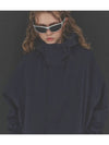 High neck hooded windbreaker navy - CPGN STUDIO - BALAAN 1