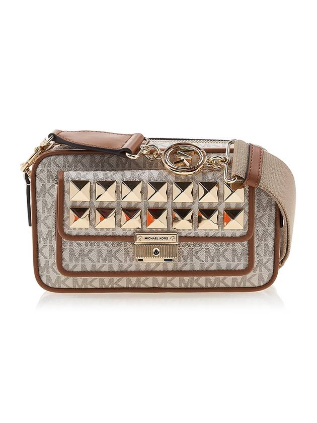 Studded Bradshaw Shoulder Bag Vanilla - MICHAEL KORS - BALAAN 1