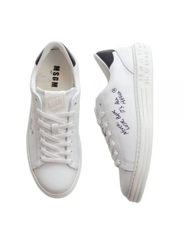 lettering logo leather sneakers 3540MS501 323 99 - MSGM - BALAAN 1