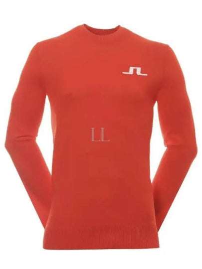 Golf Gus Crew Neck Knit Top Fiery Red - J.LINDEBERG - BALAAN 2