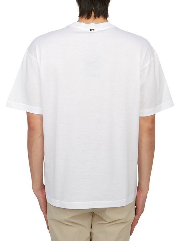 Men's Short Sleeve T-Shirt JG000190U 52016 1000 - HERNO - BALAAN 4
