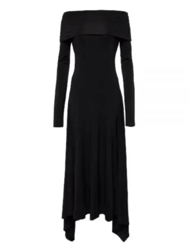 Gerla Off Shoulder Long One Piece Black - MAX MARA - BALAAN 2