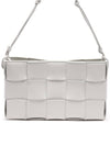 Cassette Strap Shoulder Bag Chalk White - BOTTEGA VENETA - BALAAN 3