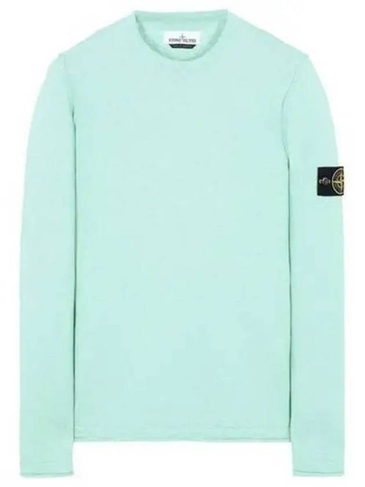 Wappen Patch Crew Neck Knit Top Mint - STONE ISLAND - BALAAN 2