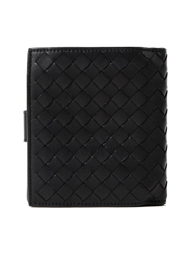 Intrecciato Nappa Half Wallet Black - BOTTEGA VENETA - BALAAN 3