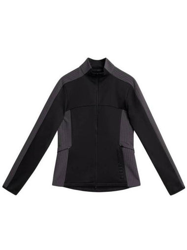 Women's Nina Hybrid Mid-Layer Zip-Up Jacket Black - J.LINDEBERG - BALAAN 1