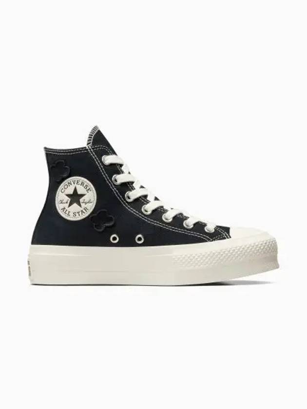 Chuck Taylor All Star Lift 3D Flower Black A09099C - CONVERSE - BALAAN 2