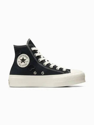 Chuck Taylor All Star Lift 3D Flower Black A09099C - CONVERSE - BALAAN 1