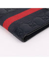 GG Samsun Seama Navy Half Wallet 408827 - GUCCI - BALAAN 7