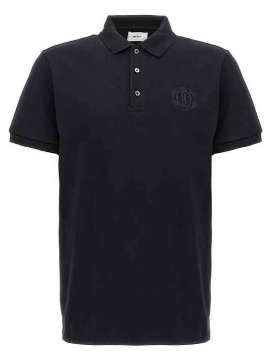 Polo T-Shirt MJE03ICO228U901 Black - BALLY - BALAAN 1