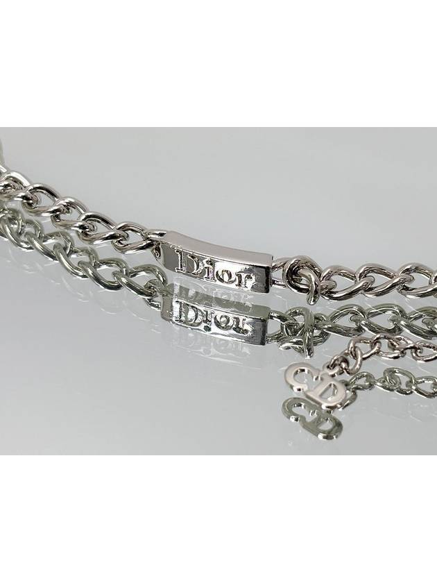 Logo Plate Silver Bracelet 4VDIA43894 - DIOR - BALAAN 3