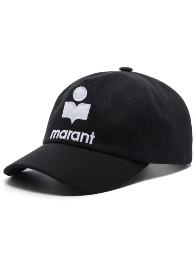 Tyron Embroidered Logo Ball Cap Black - ISABEL MARANT - BALAAN 2