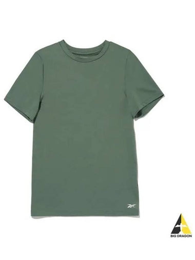 ID Train T Shirt Women Khaki 100205296 - REEBOK - BALAAN 1