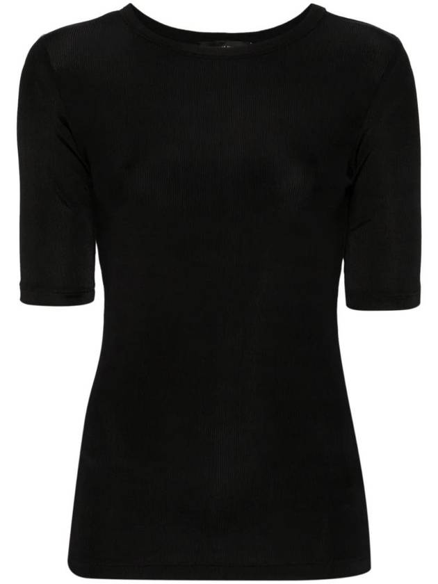 cut-out detail fine rib t-shirt JED264F132D6410000 - FABIANA FILIPPI - BALAAN 1