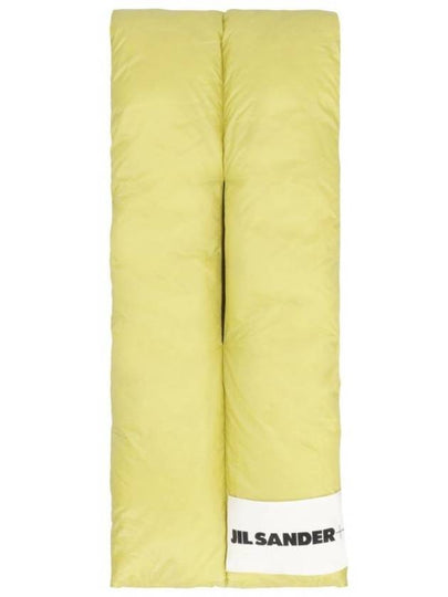 Logo Patch Down Scarf Green - JIL SANDER - BALAAN 2