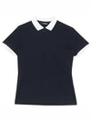 Izara Short Sleeve Polo Shirt Navy - J.LINDEBERG - BALAAN 3