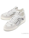 VLTN Band Low Top Sneakers White - VALENTINO - BALAAN 4