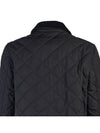 Long Sleeved Quilted Jacket Black - BURBERRY - BALAAN 6