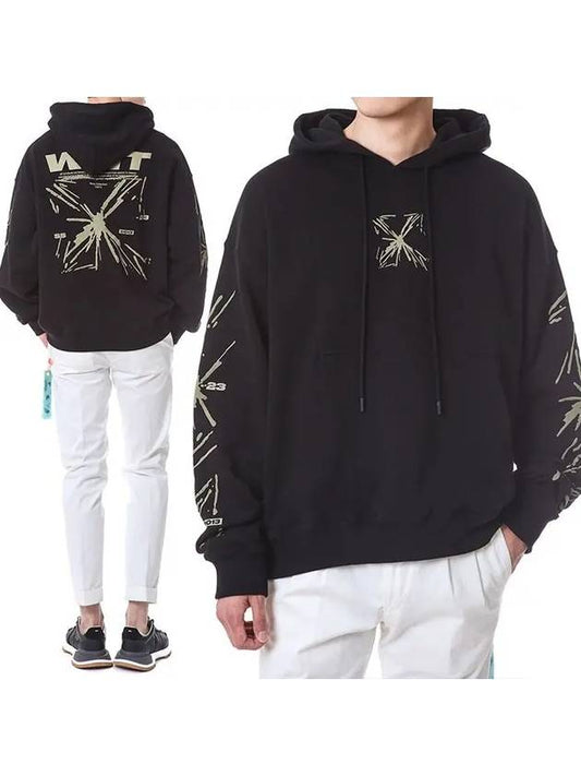 Splash Embo Arrow Hoodie Black - OFF WHITE - BALAAN 2