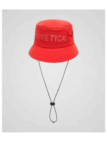 Nasde dark red unisex bucket hat - DUVETICA - BALAAN 1